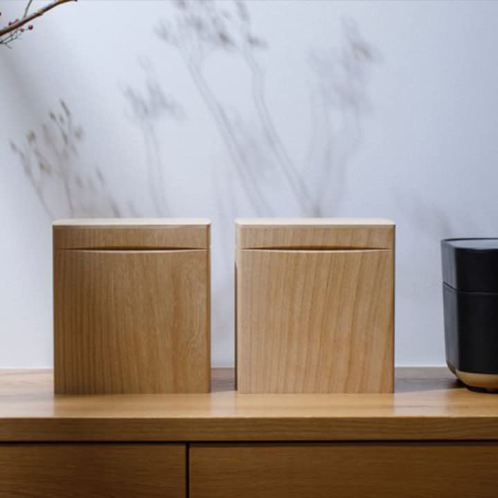 Amazon｜キリフト 米びつ 5kg（蜜蝋）KIRIFT 美術木箱うらた ライス